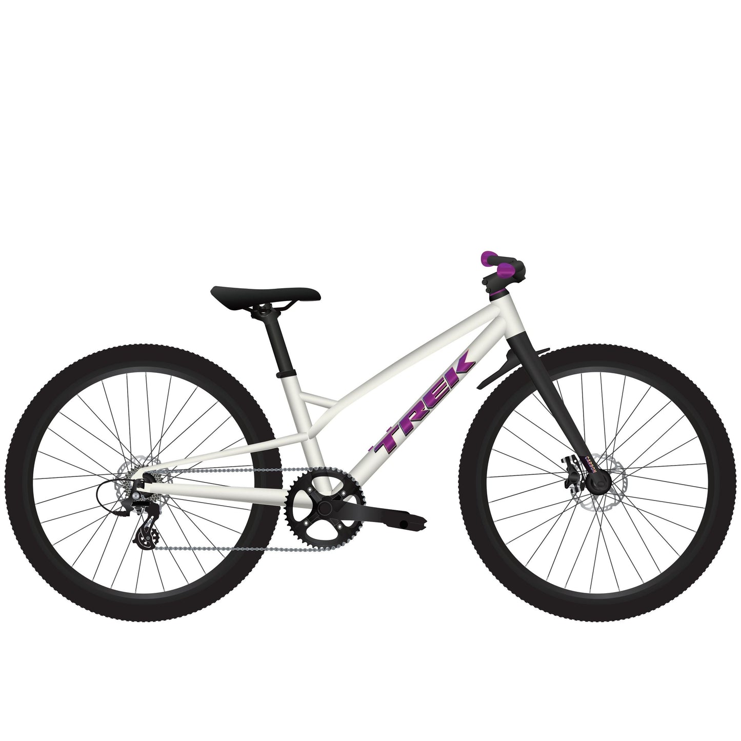 Trek Wahoo 24 Trail 2026 – kids bikes – Crystal White