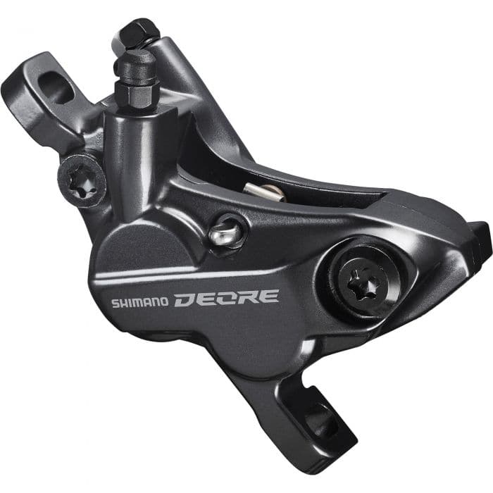 SHIMANO BR-M6120 Deore 4-pot calliper, post mount, without adapters, front or rear