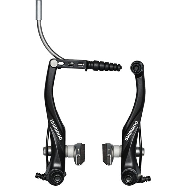Shimano Alivio BR-T4000 V-Brake - Front, Black, with S65T Brake Shoes