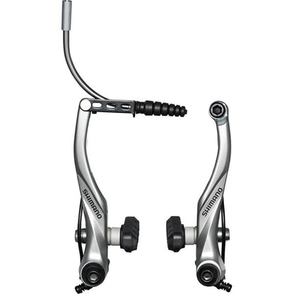 Shimano Alivio BR-T4000 V-Brake - Front, Black, with S65T Brake Shoes