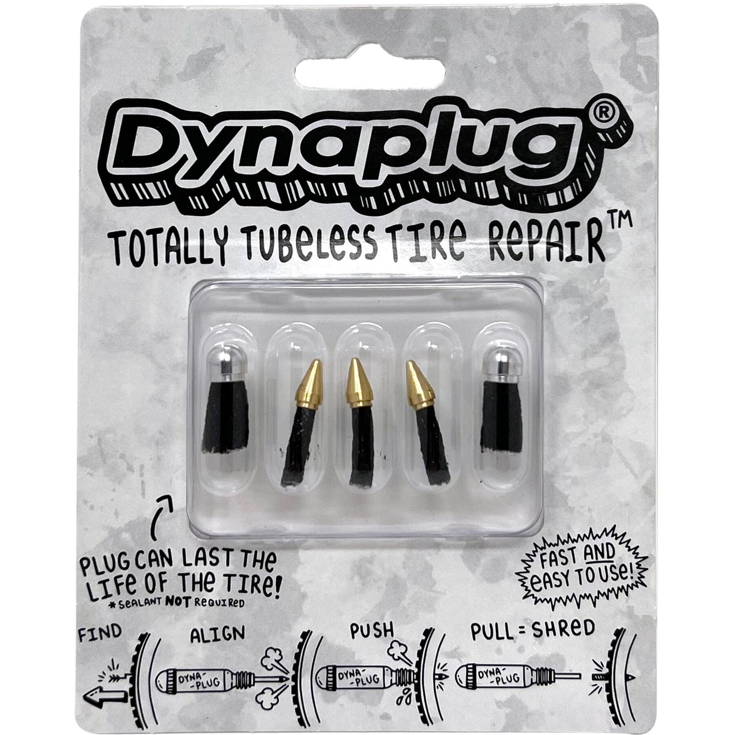 Dynaplug Combo Pack - Tubeless Tyre Repair Plugs (Standard + Megaplug)