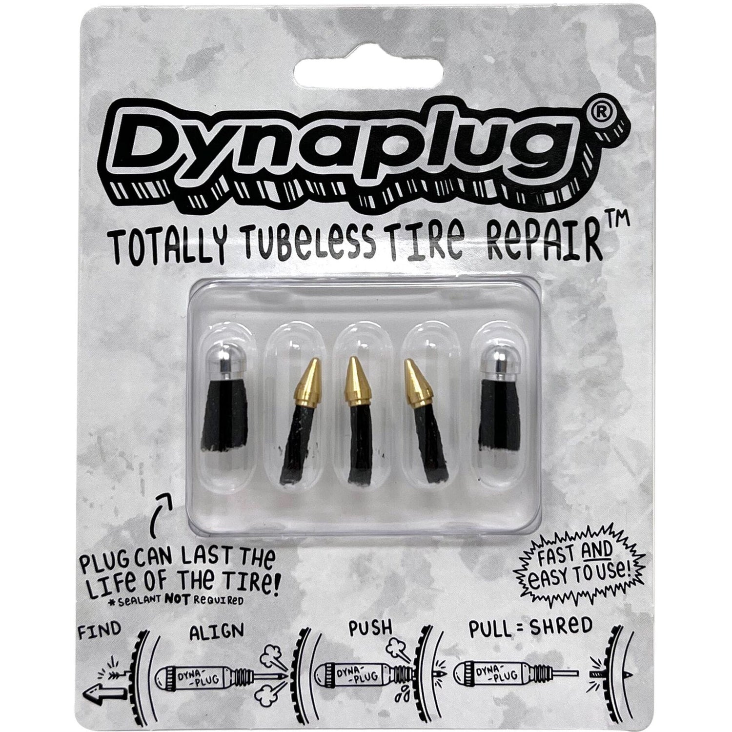 Dynaplug Combo Pack - Tubeless Tyre Repair Plugs (Standard + Megaplug)