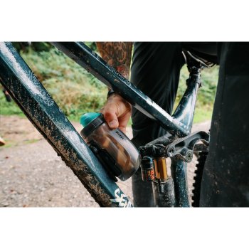 Fidlock TWIST Bottle 450 Antibacterial + Bike Base - Smoke (AB-09611-P11032(TBL))