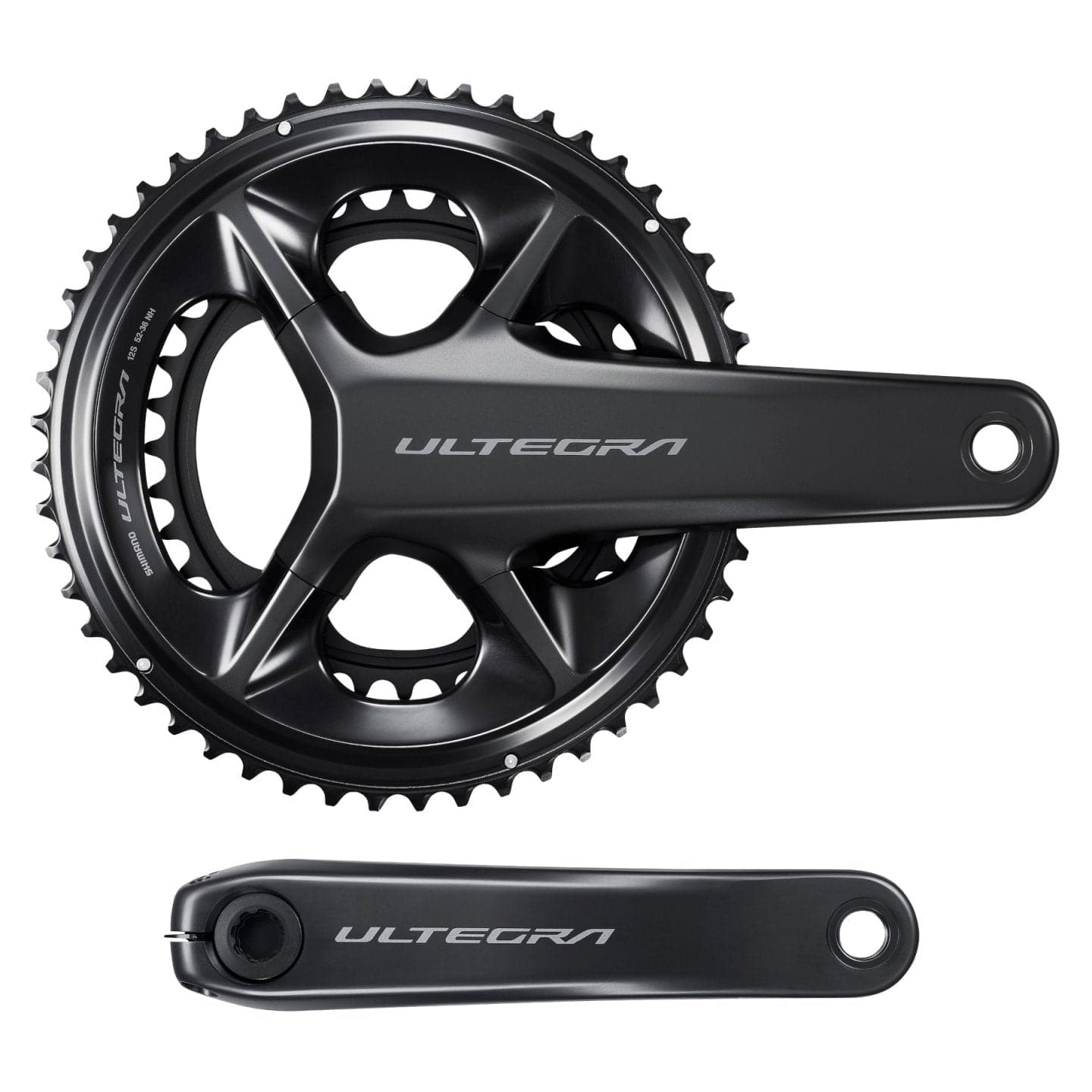 Shimano FC-R8100 Ultegra 12-speed double chainset, 52 / 36T 170 mm