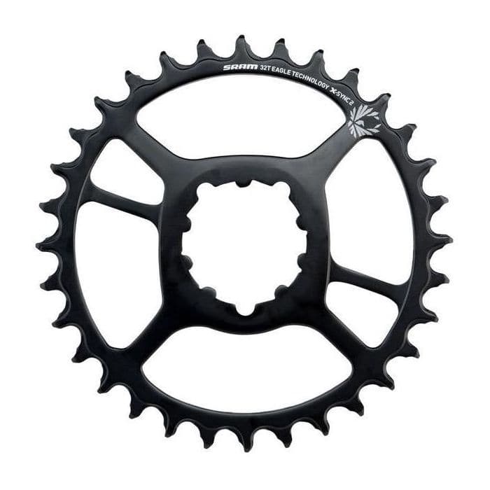 Sram Chain Ring X-Sync 2 Steel Direct Mount 3Mm Offset Boost Eagle: Black 32T