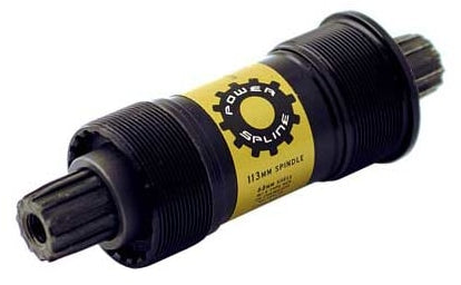 Truvativ Power Spline Bottom Bracket - 113mm x 68mm, Alloy Cups