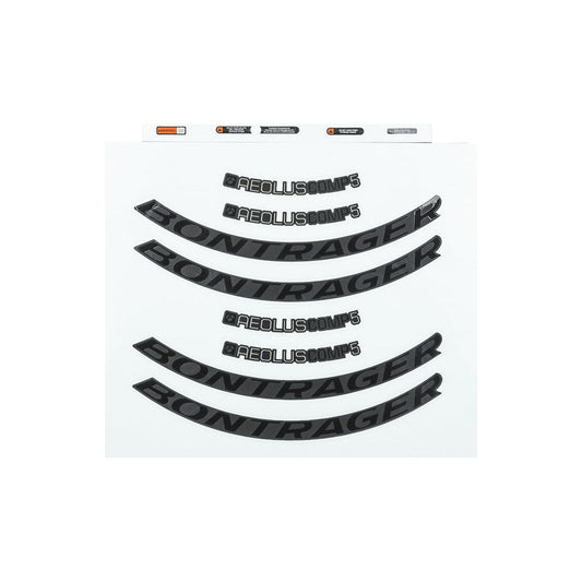 Bontrager Aeolus Comp Rim Decal Sets