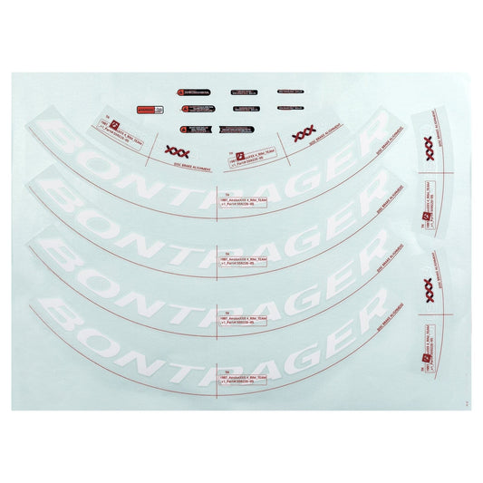 Bontrager Wheelsystem Replacement Aeolus XXX 4 Decals