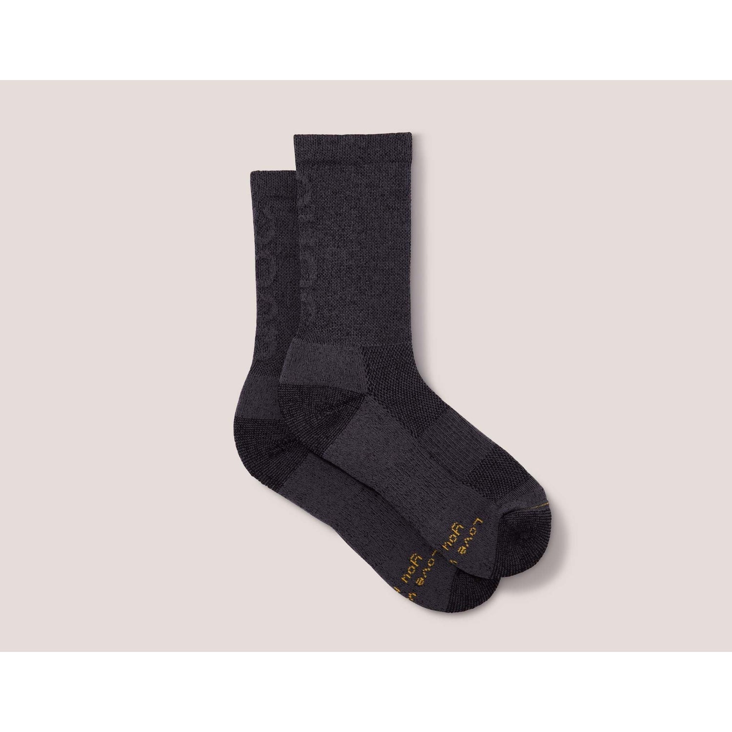 QUOC EXTRA FINE MERINO TECH WOOL SOCK - CHARCOAL