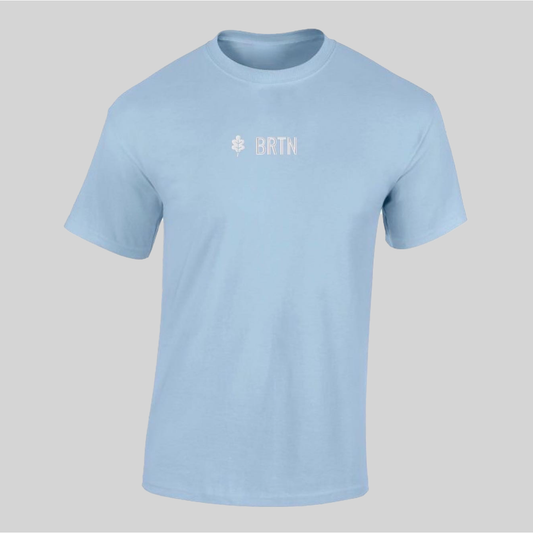 ESSENTIAL PASTEL BLUE  BRTN LOGO T-SHIRT